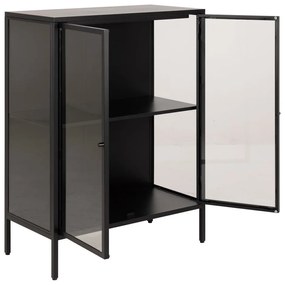 Vetrina in metallo nero 80x99 cm Newcastle - Actona