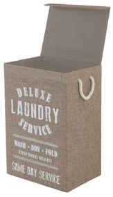 Cesto Portabiancheria stile industry con Strappo in colore Beige