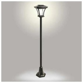 Lampada solare a LED per esterni, 1,2 V / 1800 mAh, IP44, nera