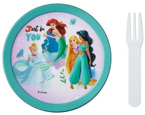 Scatola per la merenda dei bambini con forchetta Disney princess - Mepal