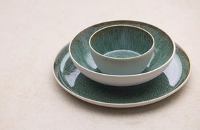 Piatto bianco/verde in gres ø 27 cm Gastro White/Green – Bitz