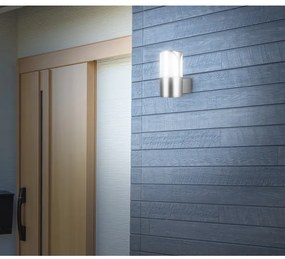 Briloner 320304TF - Applique da esterno 1xE27/12W/230V IP44 argento