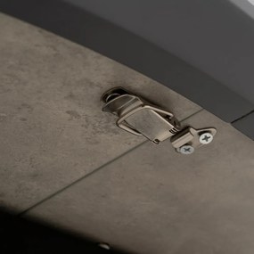 Tavolo da pranzo rotondo allungabile con estensione ø 120 cm Rocía – Ixia