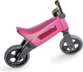 Funny Wheels - Bicicletta senza pedali 2 in 1 RIDER SPORT rosa/nera
