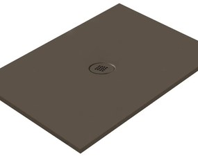 Piatto doccia in ceramica extra slim caffè L 100 x L 80 cm
