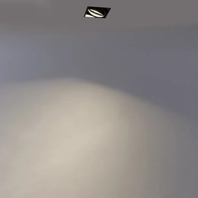 Faretto da incasso intelligente nero incl. WiFi GU10 Trimless - Oneon 1