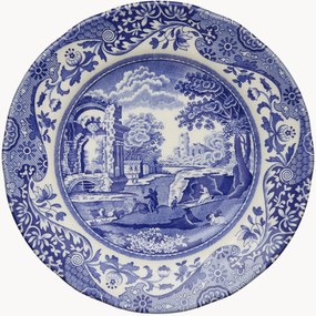Set di 4 piatti da dessert Blue Italian
