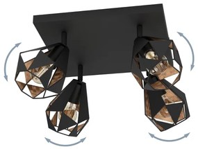 Eglo 43718 - Faretto CARLTON 4xE27/40W/230V