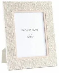 Cornice Portafoto DKD Home Decor Beige Legno Tradizionale 19 x 1,6 x 24 cm
