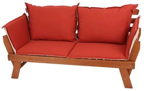 Panchina da giardino in legno di eucalipto Fortuna - Garden Pleasure