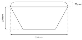 Plafoniera LED da bagno NEMO LED/17W/230V IP44 oro