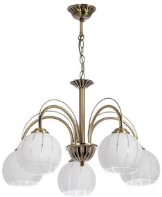 Lampadario su catena 5xE27/60W/230V