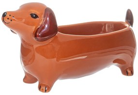 Ciotola decorativa in porcellana 5x14 cm Sausage Dog - Sass &amp; Belle