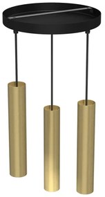 Lampadario a sospensione con filo RAITO 3xGU10/8W/230V ottone