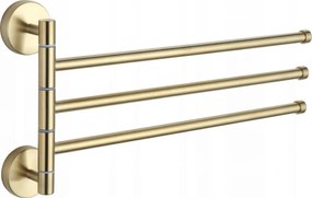 Mexen appendiabiti rotante triplo per asciugamano, oro - 7039243-50