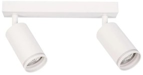 Faretto PIPE 2xGU10/10W/230V bianco