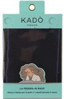 Federa in raso blu 50x80 cm