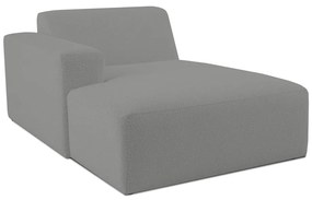 Modulo divano grigio in tessuto bouclé (angolo sinistro) Roxy - Scandic