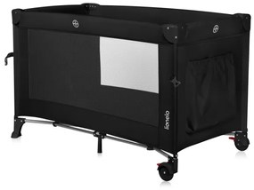 Lionelo - Lettino da viaggio 3 in 1 ELLEN Black Carbon