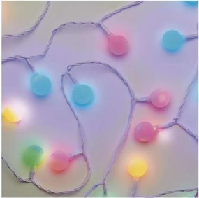 Catena luminosa LED da esterno 40 LED/9 m IP44 multicolore