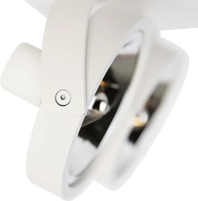 Faretto di design bianco orientabile 2 luci - Go
