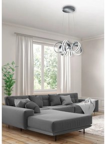 Lampadario LED moderno Carrara grigio Ø0cm, luce calda 4400 lumen, TRIO LIGHTING INTER