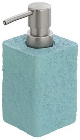 Dispenser sapone liquido in poliresina turchese pastello