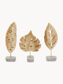 Set di 3 oggetti decorativi Blatt