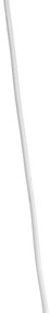 Lampada a sospensione rustica bianca 60 cm - Corda