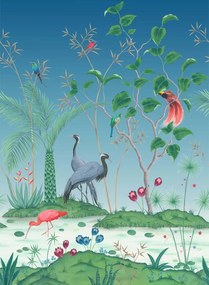 Osborne & Little Carta da parati panoramica Mirage - Azure Blue