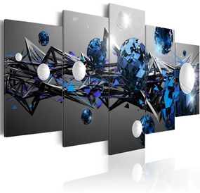 Quadro  Geometric Milky Way  Colore Nero, Dimensioni e Misure 100x50