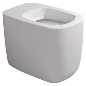 Ceramica flaminia monò vaso filo muro a pavimento scarico sospeso in ceramica bianco