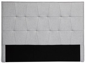 Testata letto in tessuto grigio L150 cm SUKA