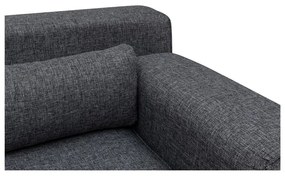 Divano angolare grigio scuro, angolo sinistro Jivago - Artie