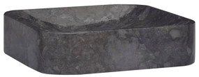 Lavandino Nero 40x40x10 Cm İn Marmo /