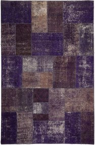 Patchwork Tappeto orientale 310 x 200 Blu (Pakistan) Annodato A Mano