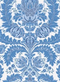 Cole & Son Carta da parati Coleridge - Blue/ White