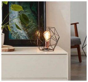 Brilliant - Lampada da tavolo SYNERGY 1xE27/60W/230V nero/rame