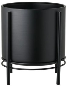 Set di coprivaso in metallo 2 pz ø 25 cm Svarta – House Nordic