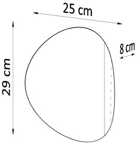 Sollux SL.0935 - Applique  SENSES 2xG9/40W/230V nera