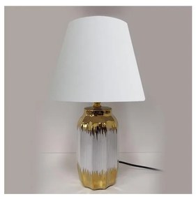 Lampada da tavolo 1xE14/60W/230V bianco/oro