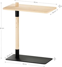 Tavolino in legno di pino 30x55 cm Adjust - Karup Design