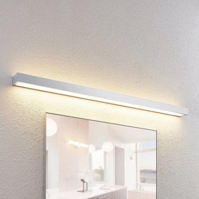 Lindby Applique LED per il bagno Layan, 120 cm, cromo, metallo