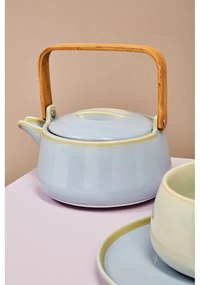 Teiera in porcellana blu 1 l Juna - Premier Housewares