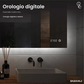 Specchio rotondo con luce LED E3