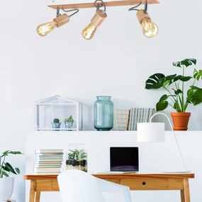 Plafoniera GUSTAVO 3xE27/60W/230V montaggio a soffitto