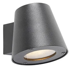 Lampada da parete esterna moderna nera IP44 - Skittle