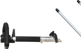 Decespugliatore a scoppio 2 tempi 33 cm in acciaio LM33F impugnatura a D con testa in nylon 2 fili