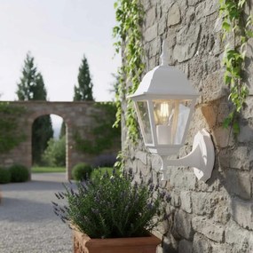 Applique Lanterna da Esterno E27 IP54 Bianca - Serie ALFIERI 1A