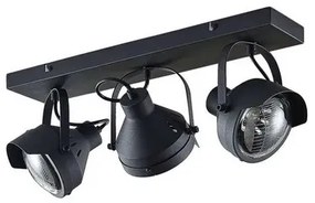 Henega 3 Plafoniera Black - Lindby